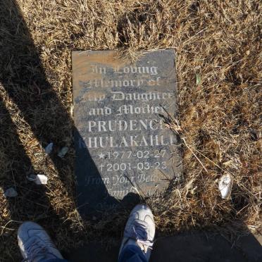 KHULAKAHLE Prudence 1977-2001