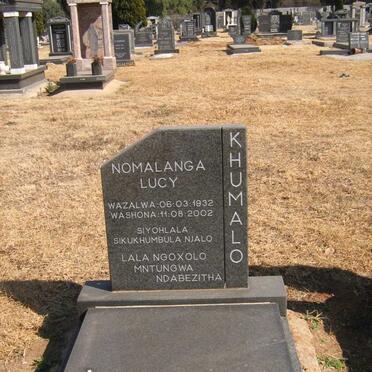 KHUMALO Nomalanga Lucy 1932-2002
