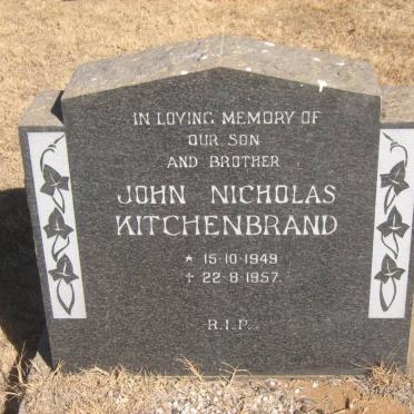 KITCHENBRAND John Nicholas 1949-1957