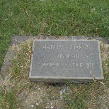 KINNEAR Mathew Johannes 1914-1978