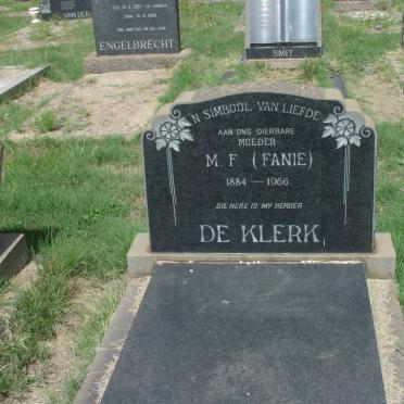 KLERK M.F., de 1884-1966