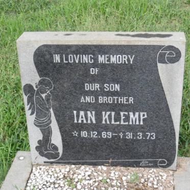 KLEMP Ian 1969-1973