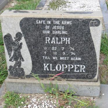 KLOPPER Ralph 1974-1974