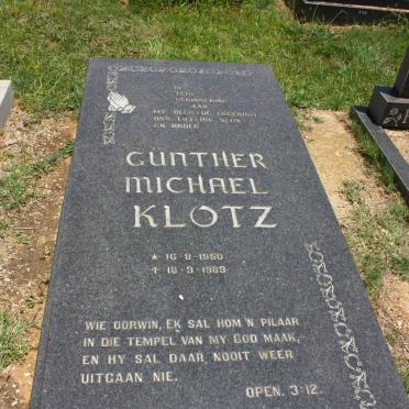 KLOTZ Günther Michael 1950-1989