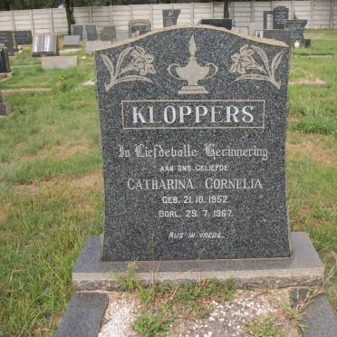 KLOPPERS Catharina Cornelia 1952-1967