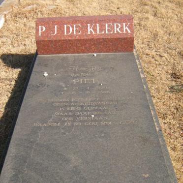 KLERK P.J., de 1971-1996