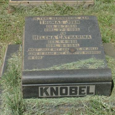 KNOBEL Thomas John 1854-1902 &amp; Helena Catharina 1859-1941