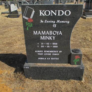 KONDO Mamaboya Minky 1959-1999