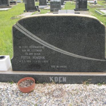 KOEN Pieter Hendrik 1926-1970