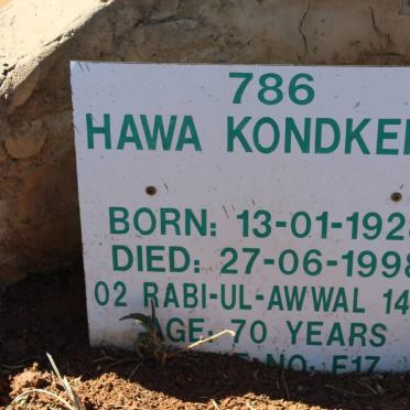 KONDKERY Hawa 1928-1998