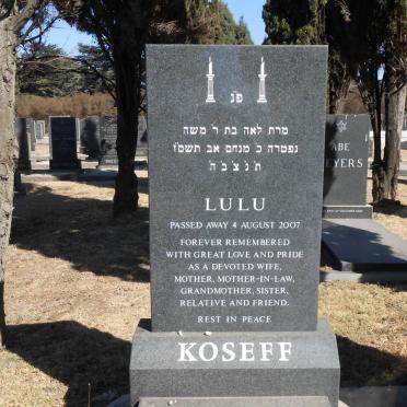 KOSEFF Lulu -2007