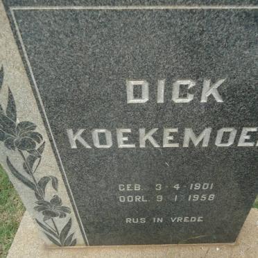 KOEKEMOER Dick 1901-1958