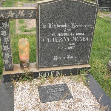 KOEN Catherina Jacoba 1935-1967 :: LOMBAARD Jacoba Johanna 1903-1993