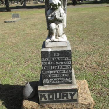 KOURY Theresa 1928-1928