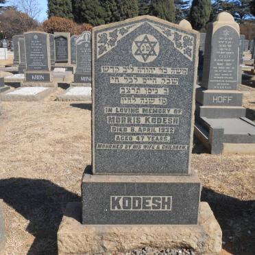 KODESH Morris -1932