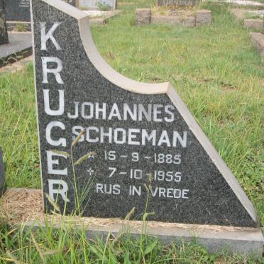 KRUGER Johannes Schoeman 1885-1955