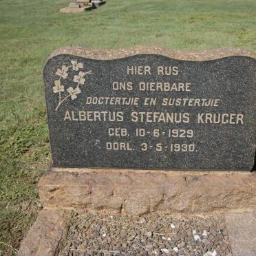 KRUGER Albertus Stefanus 1929-1930