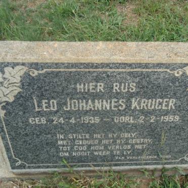 KRUGER Leo Johannes 1935-1959