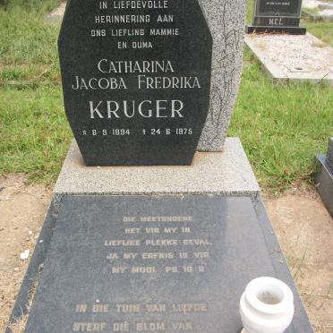 KRUGER Catharina Jacoba Fredrika 1894-1975