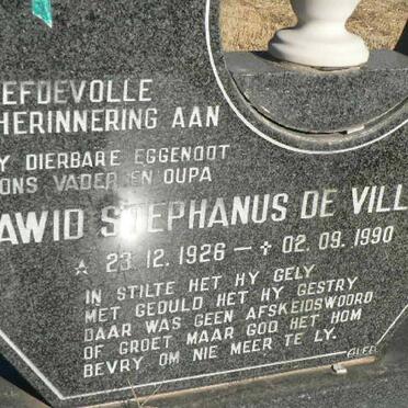 KRUGER Dawid Stephanys de Villiers 1926-1990