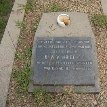 KRIGE A.V.