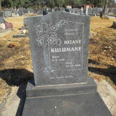 KULUMANE Jozane 1928-2002