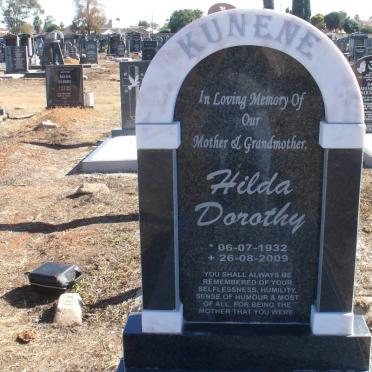 KUNENE Hilda Dorothy 1932-2009