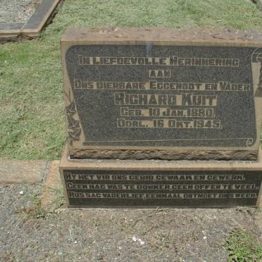 KUIT Richard 1880-1945 :: KUIT Ivy Constance 1902-1971 :: KUIT Gerrit Hendrik Meyer 1907-1962