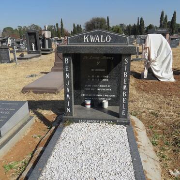 KWALO Benjamin Sibembele 1942-2003