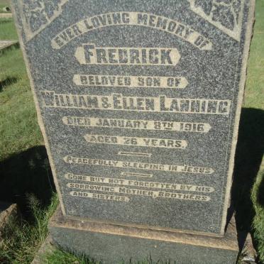 LANNING Fredrick -1916