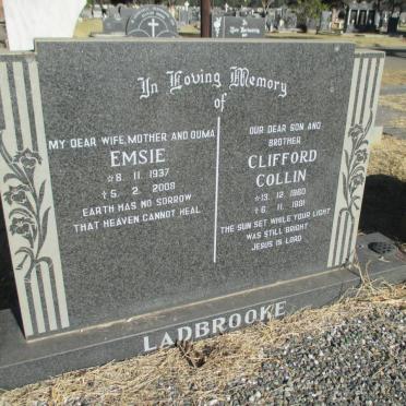 LADBROOKE Emsie 1937-2008 :: LADBROOKE Clifford Collin 1960-1981