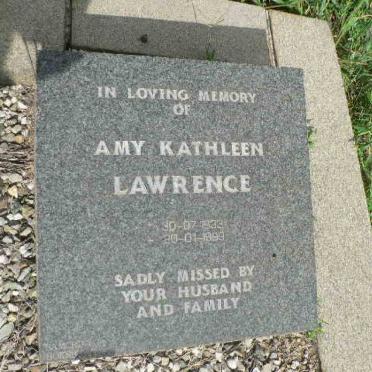 LAWRENCE Amy Kathleen 1933-1999