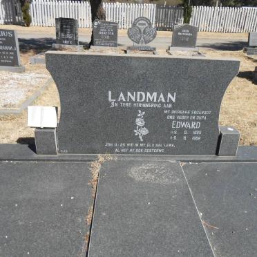 LANDMAN Edward 1925-1982