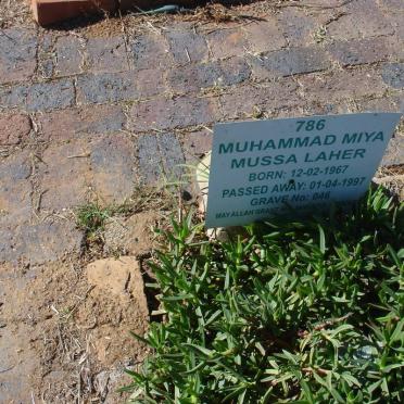 LAHER Muhammad Miya Mussa 1967-1997
