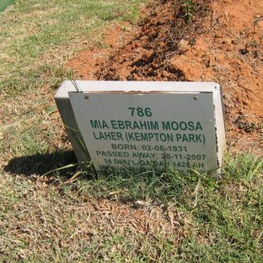 LAHER Mia Ebrahim Moosa