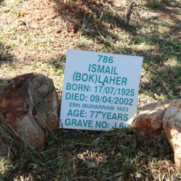 LAHER Ismail 1925-2002