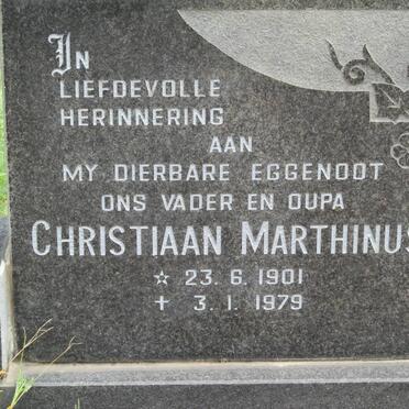 LEMMER Christiaan Marthinus 1901-1979 &amp; Jeanetta Christina 1907-2004