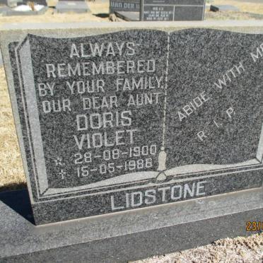 LIDSTONE Doris Violet 1900-1986