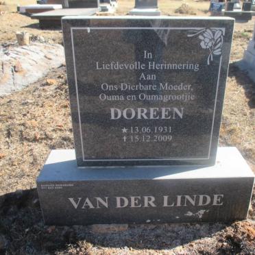LINDE Doreen, van der 1931-2009