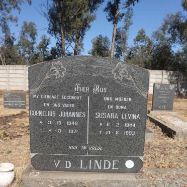 LINDE Cornelius Johannes, v.d. 1940-1971 &amp; Susara Levina 1944-1993
