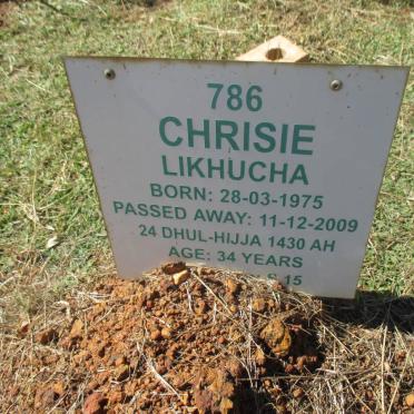 LIKHUCHA Chrisie 1975-2009