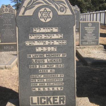 LICKER Louis -1943
