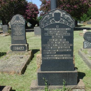 LOMBARD Hermanus Stephanus 1908-1939