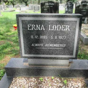 LODER Erna 1895-1977