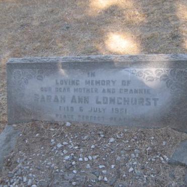 LONGHURST Sarah Ann -1951