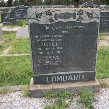 LOMBARD Daniel 1904-1963