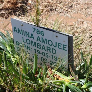 LOMBARD Amina Amojee 1910-2000