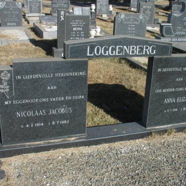 LOGGERENBERG Nicolaas Jacobus 1914-1983 &amp; Anna Elizabeth 1914-1996