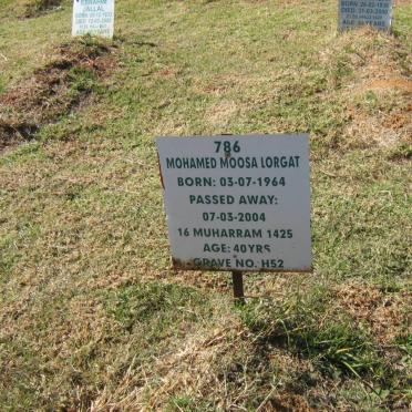 LORGAT Mohamed Moosa 1964-2004