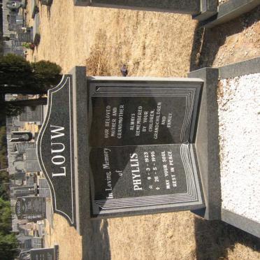 LOUW Phyllis 1923-1995